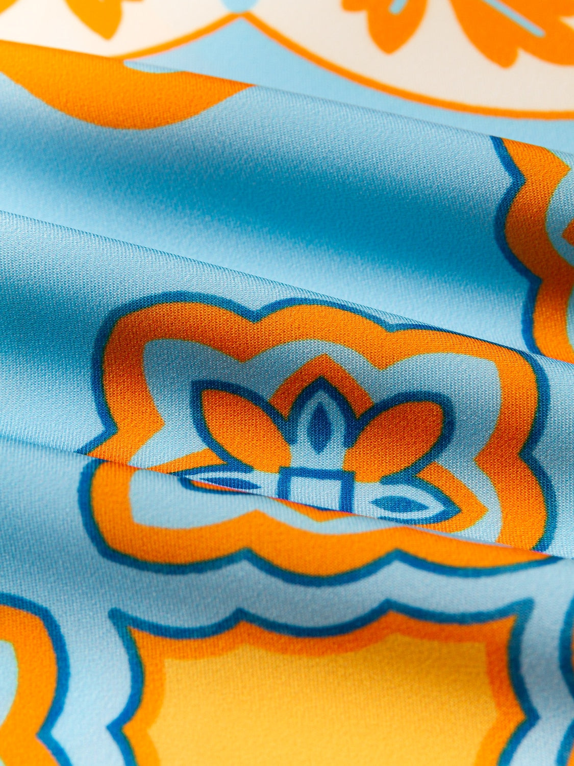 Satin Bohemia Wide Leg Pocket Pants