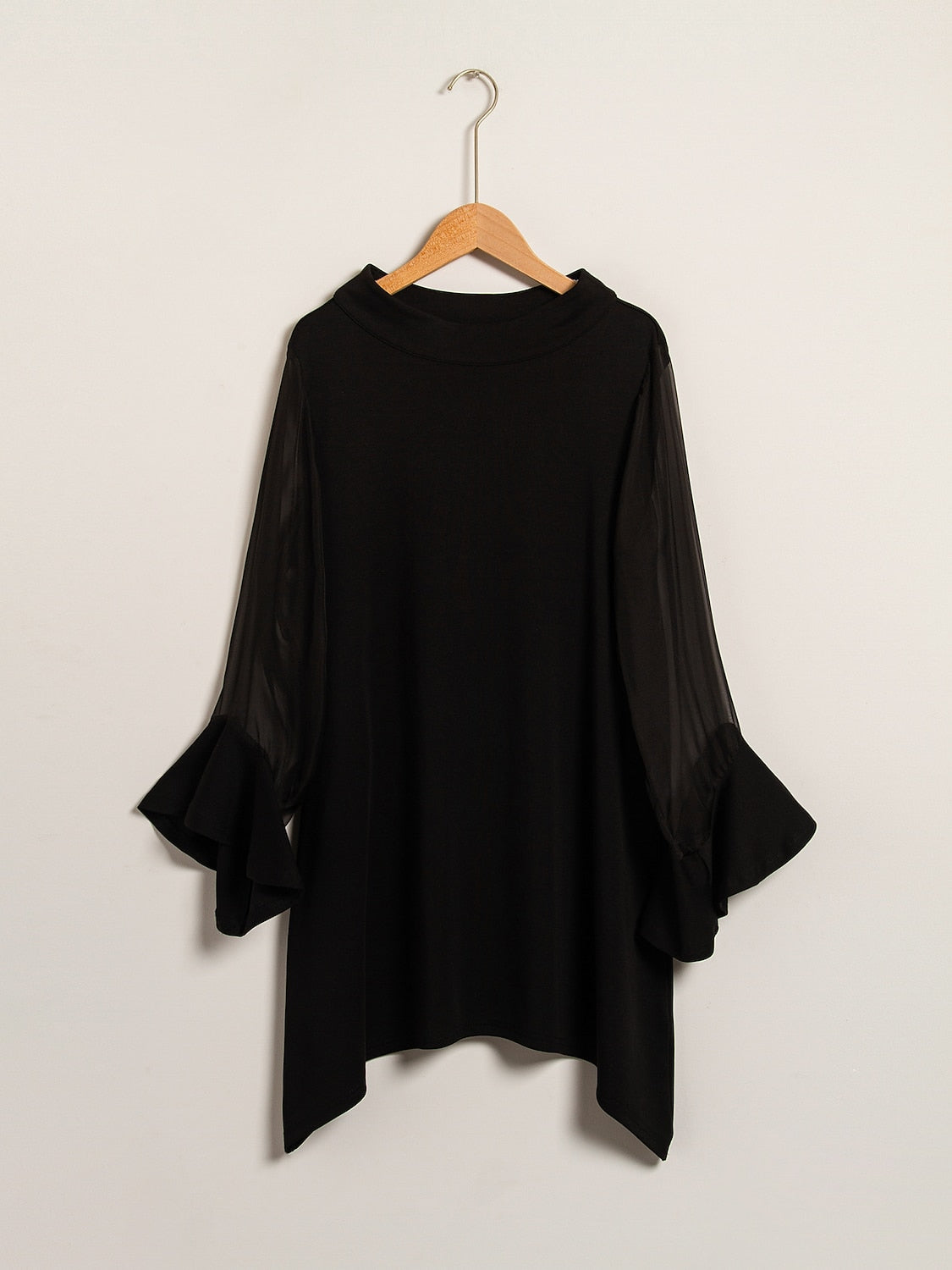 Chiffon Modal Slim Fit Sheer Lightweight Breathable Blouse