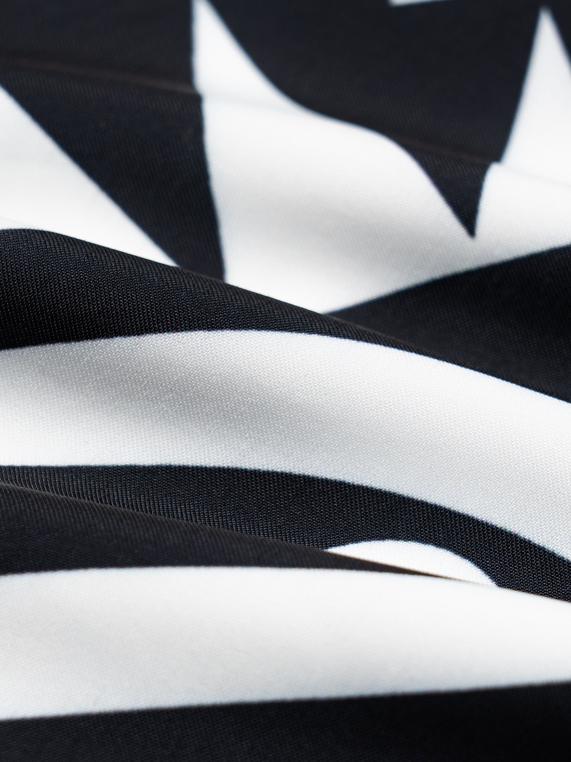 Wide Leg Pants Black Satin Full Length Printing