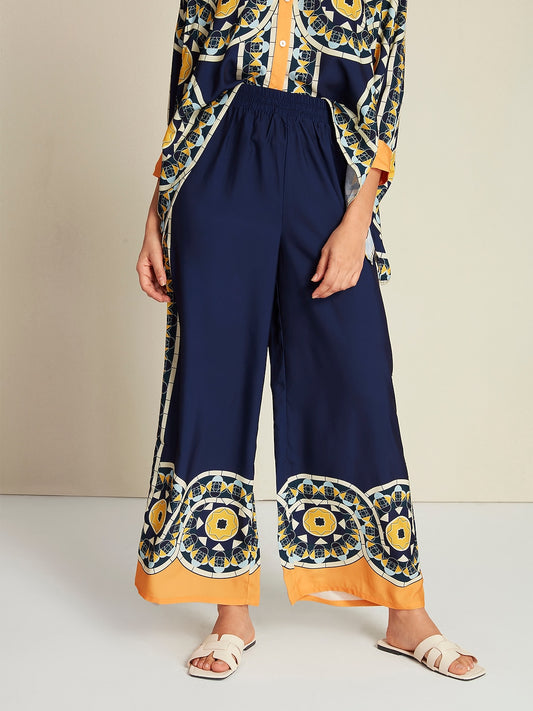 Satin Wide Leg Maxi Pants