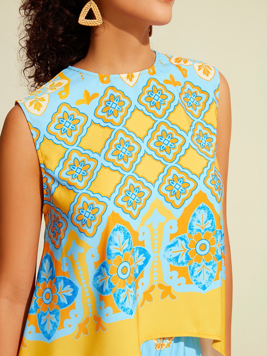 Camisole Tank Top Satin Boho Tank Top