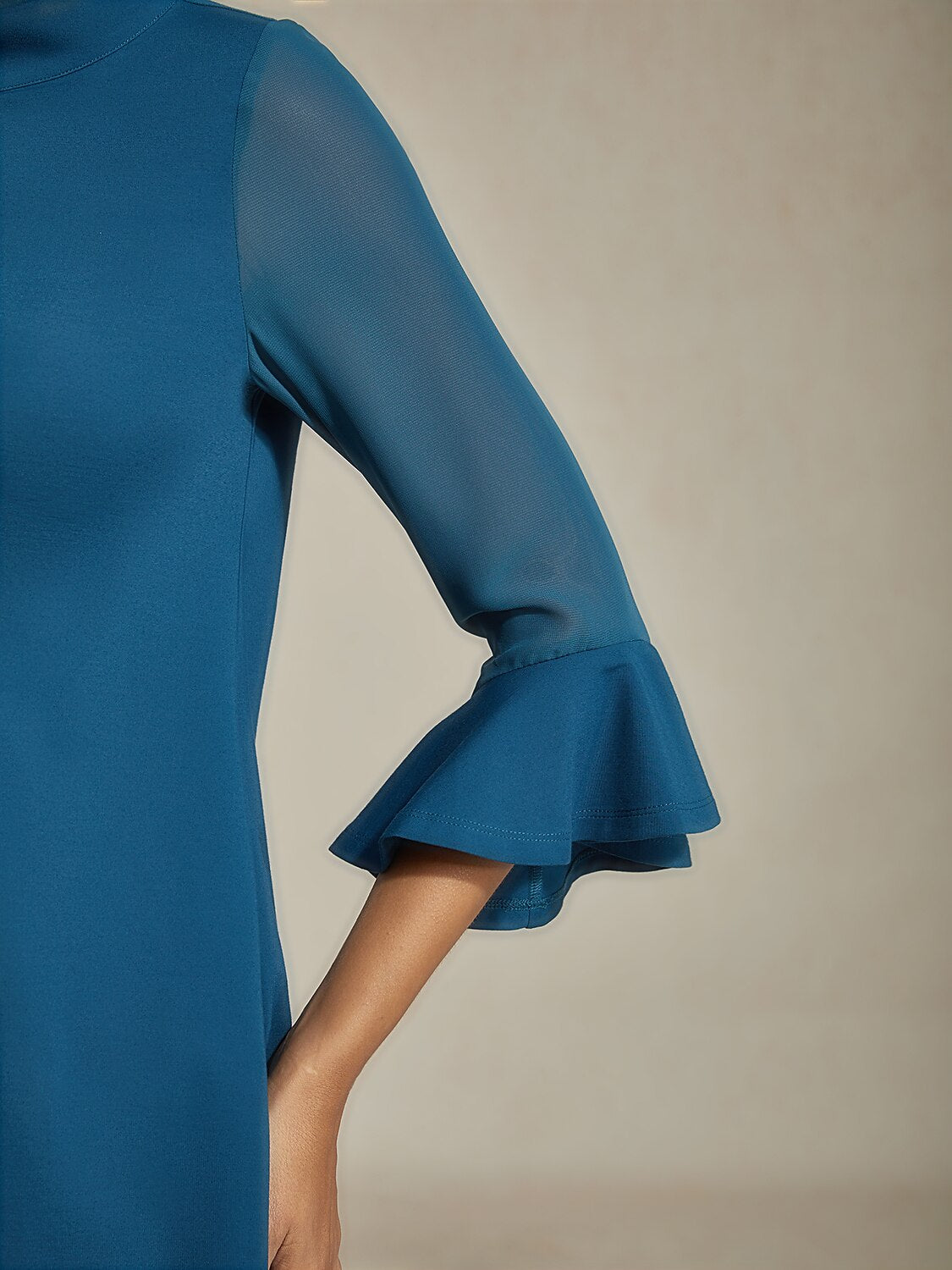 Chiffon Modal Slim Fit Sheer Lightweight Breathable Blouse