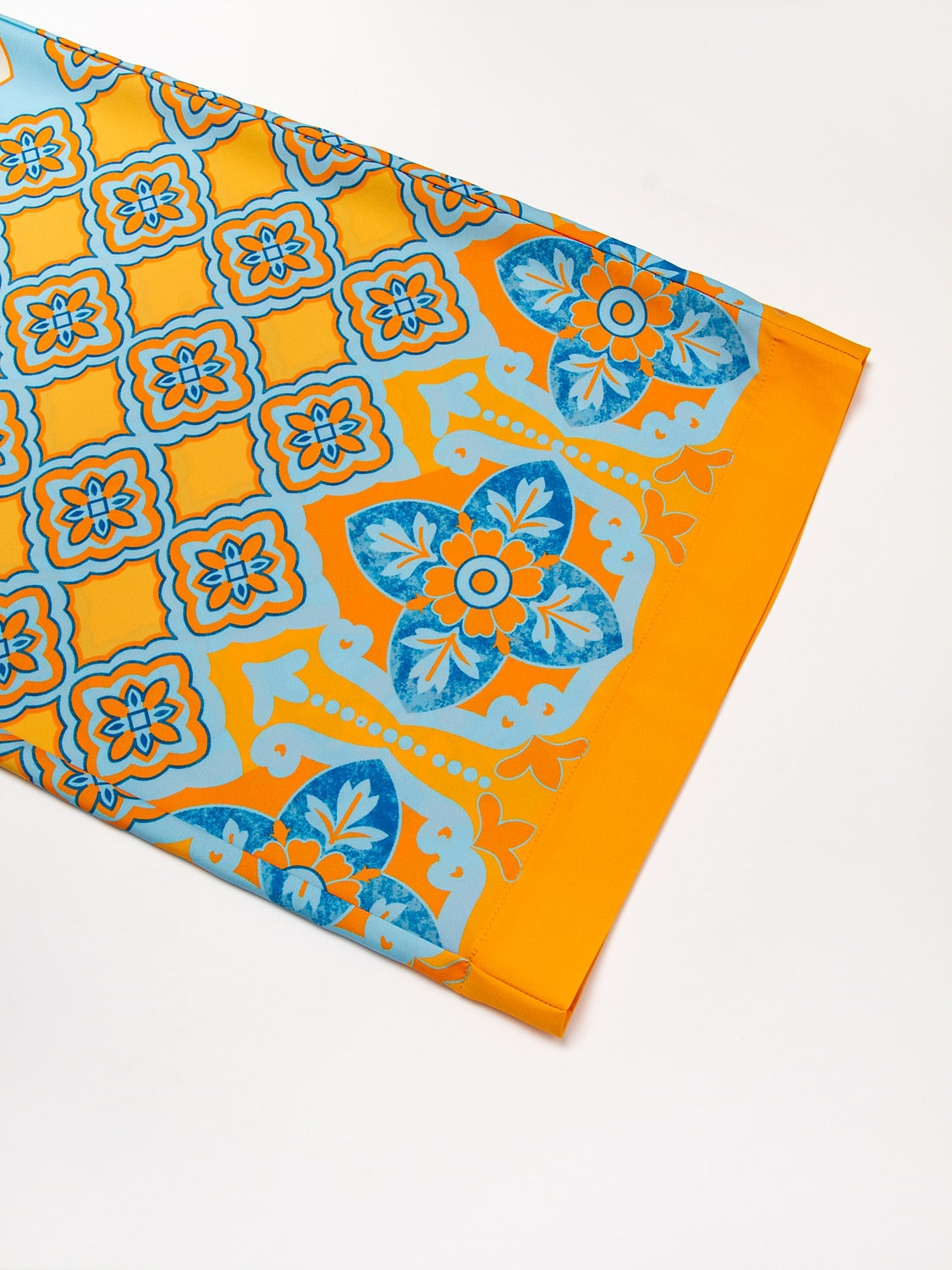 Satin Bohemia Wide Leg Pocket Pants