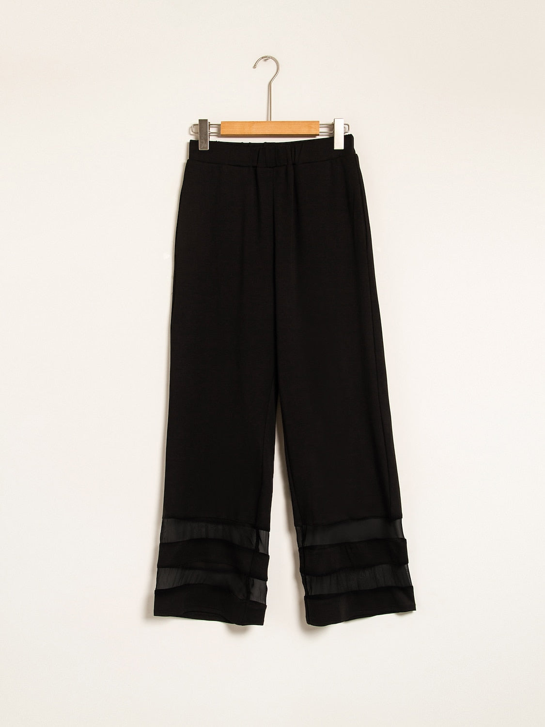 Ankle-Length Chiffon Modal Pockets Pants