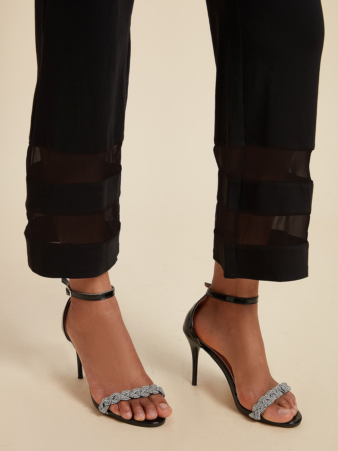Pants Ankle-Length Chiffon Modal Pockets