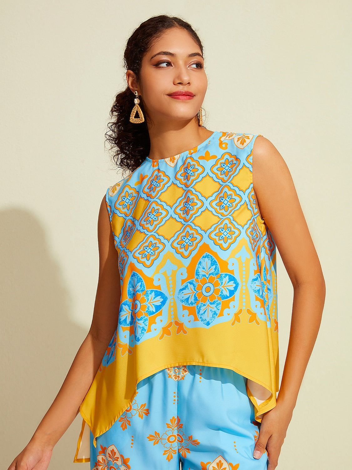 Camisole Tank Top Satin Boho Tank Top