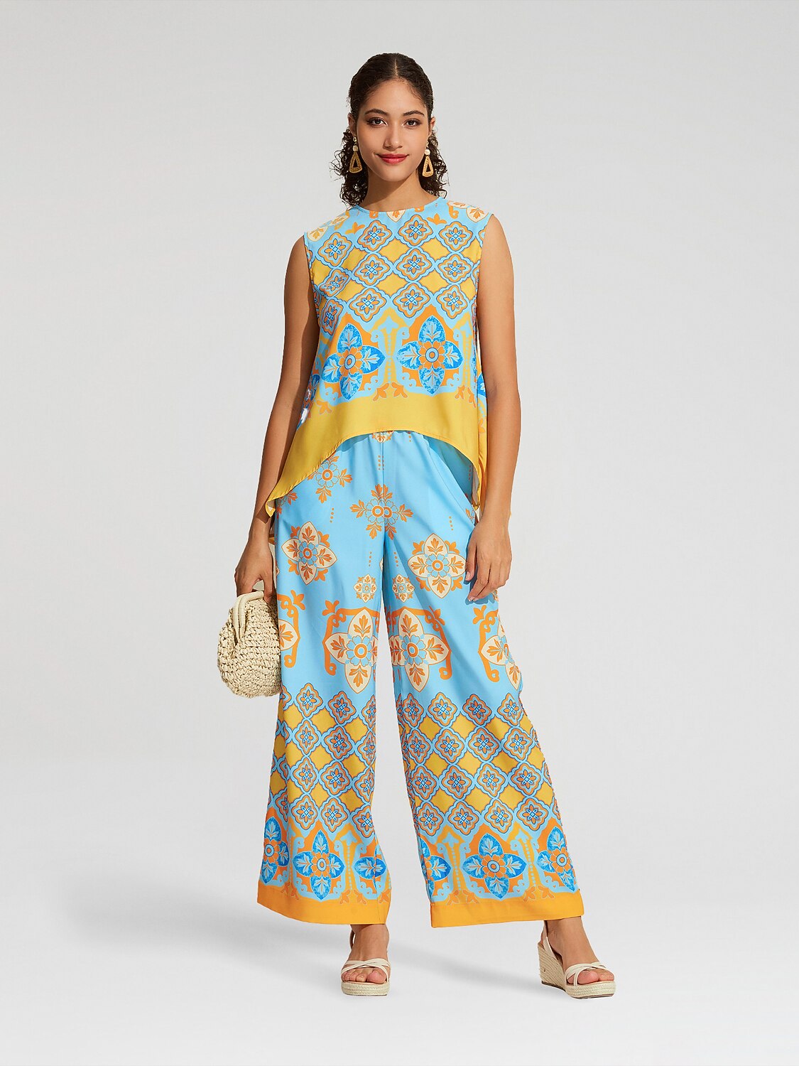 Camisole Tank Top Satin Boho Tank Top