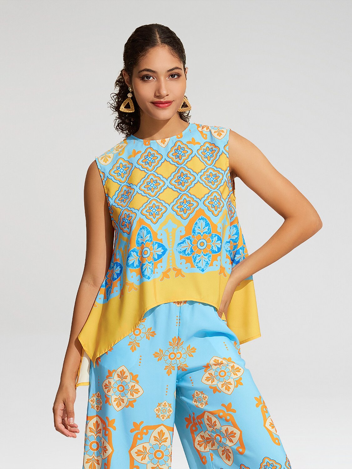 Camisole Tank Top Satin Boho Tank Top