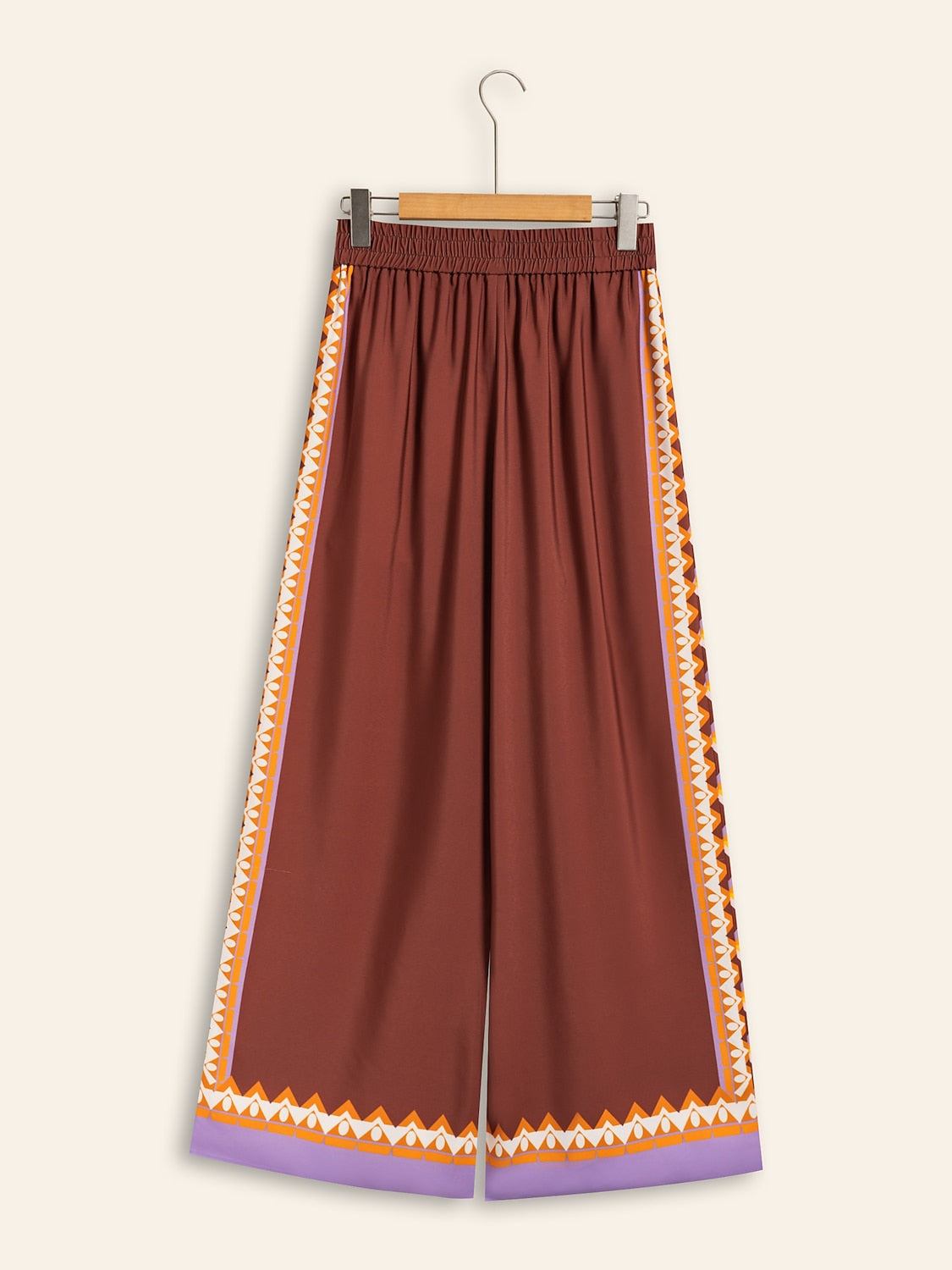 Brown Bohemia Pants Wide Leg Culottes
