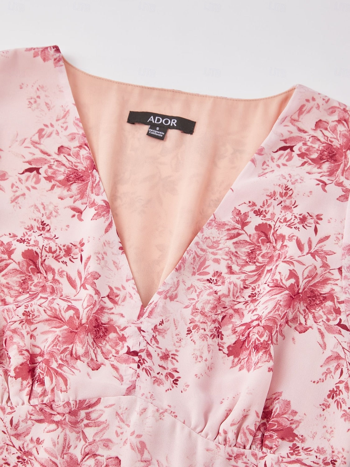 Floral Chiffon Maxi Dress A Line Tiered Ruffle Cake