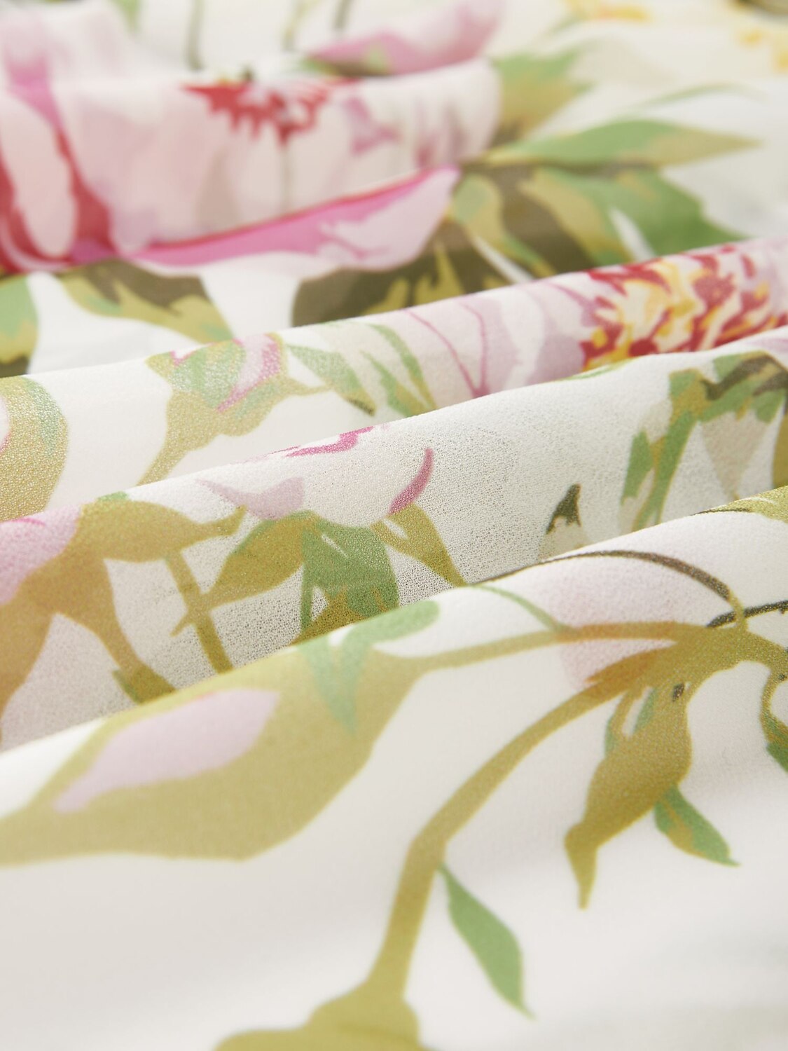 Elegant Floral Print Chiffon Flowy V-Neck Backless Maxi Dress