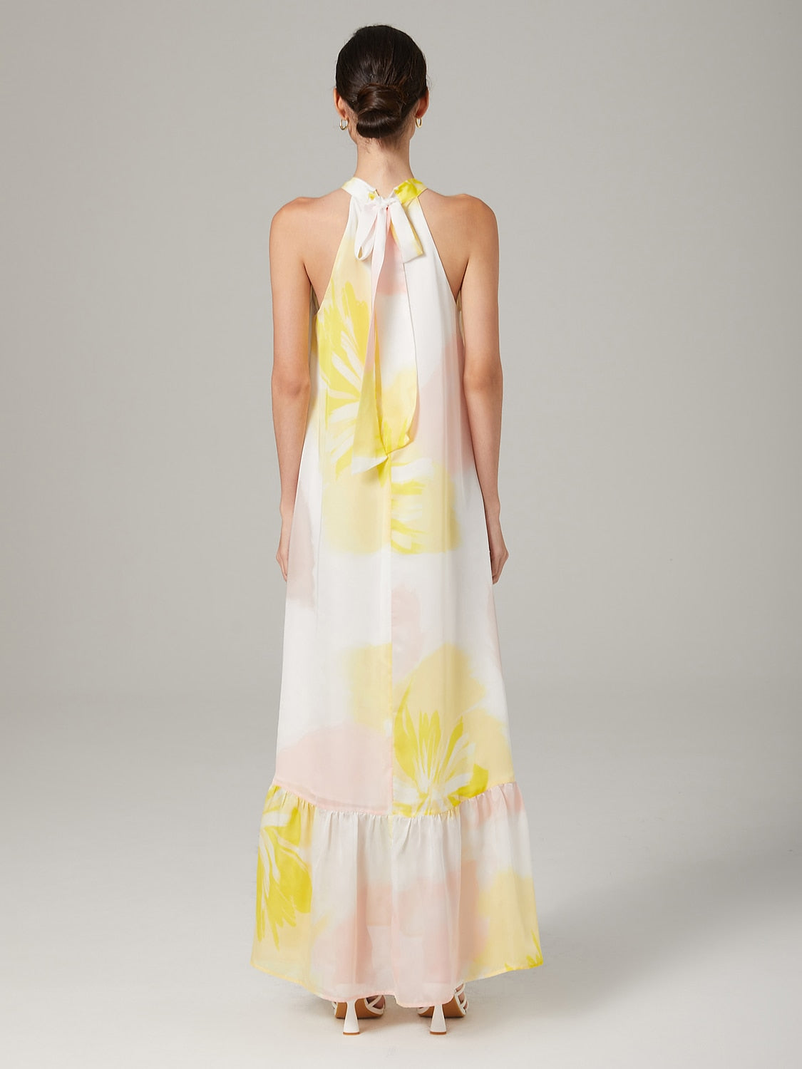 Super loose A-line halter dress