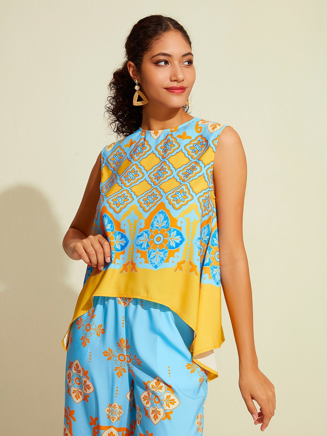 Camisole Tank Top Satin Boho Tank Top