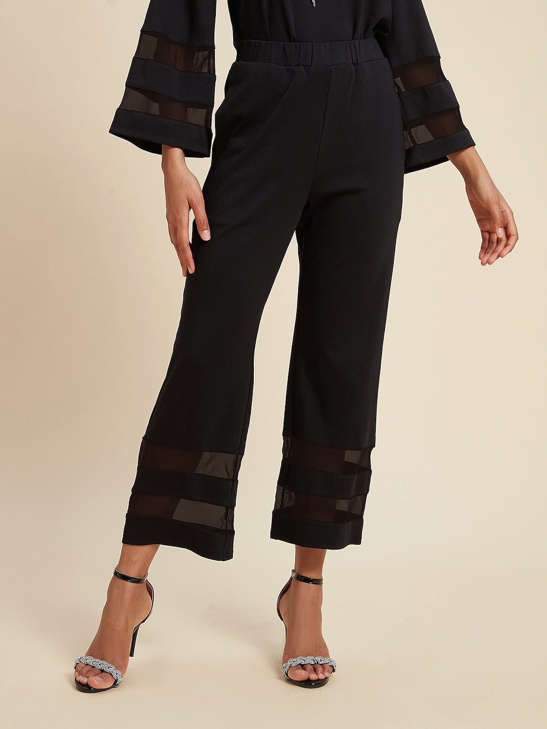Pants Ankle-Length Chiffon Modal Pockets