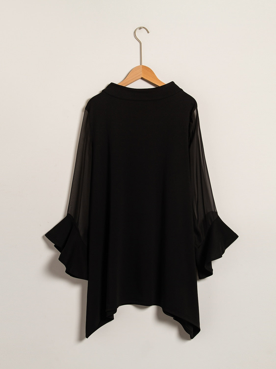 Chiffon Modal Slim Fit Sheer Lightweight Breathable Blouse