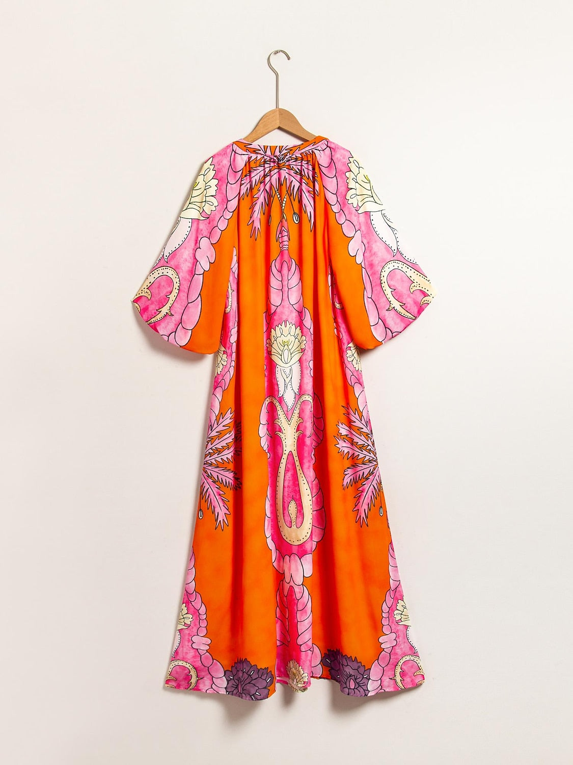 Chiffon Plant String Maxi Dress