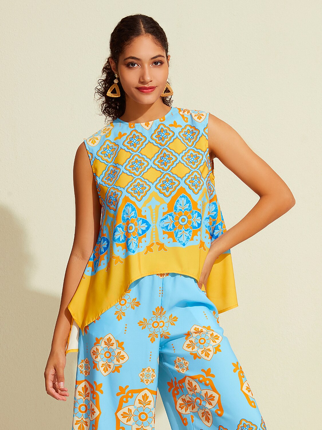 Camisole Tank Top Satin Boho Tank Top