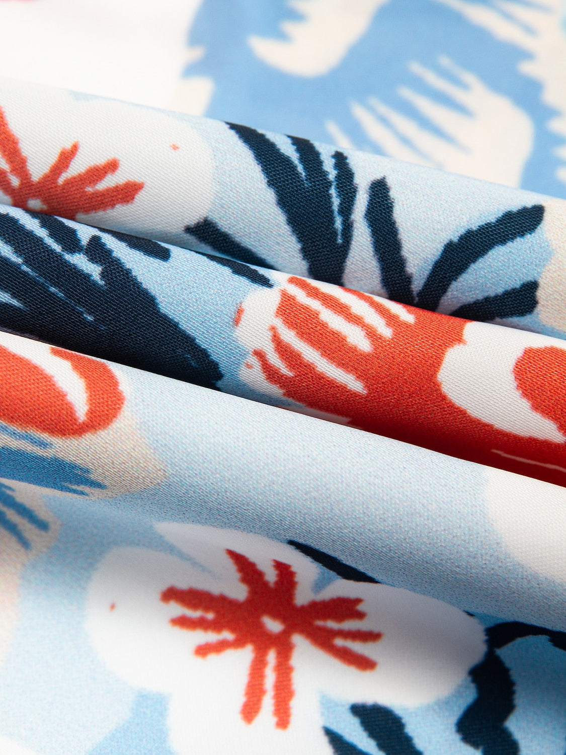 Maxi Dress Satin Floral Printing