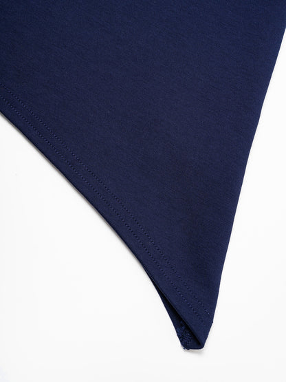 Modal Patch Flare Cuff Knit Blouse