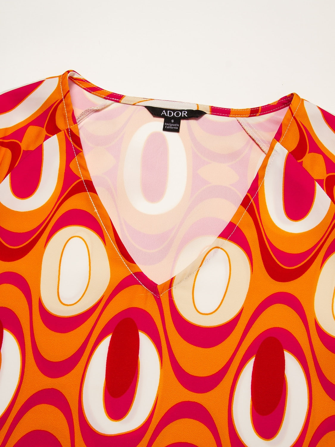 Satin Lines Waves Maxi Dress