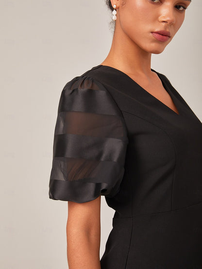 Waist-Cinching Elegant Black Maxi Dress