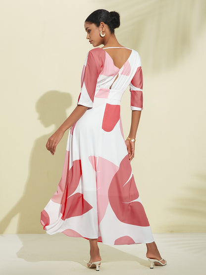 Print Maxi Dress Flower/Floral Pocket Dresses