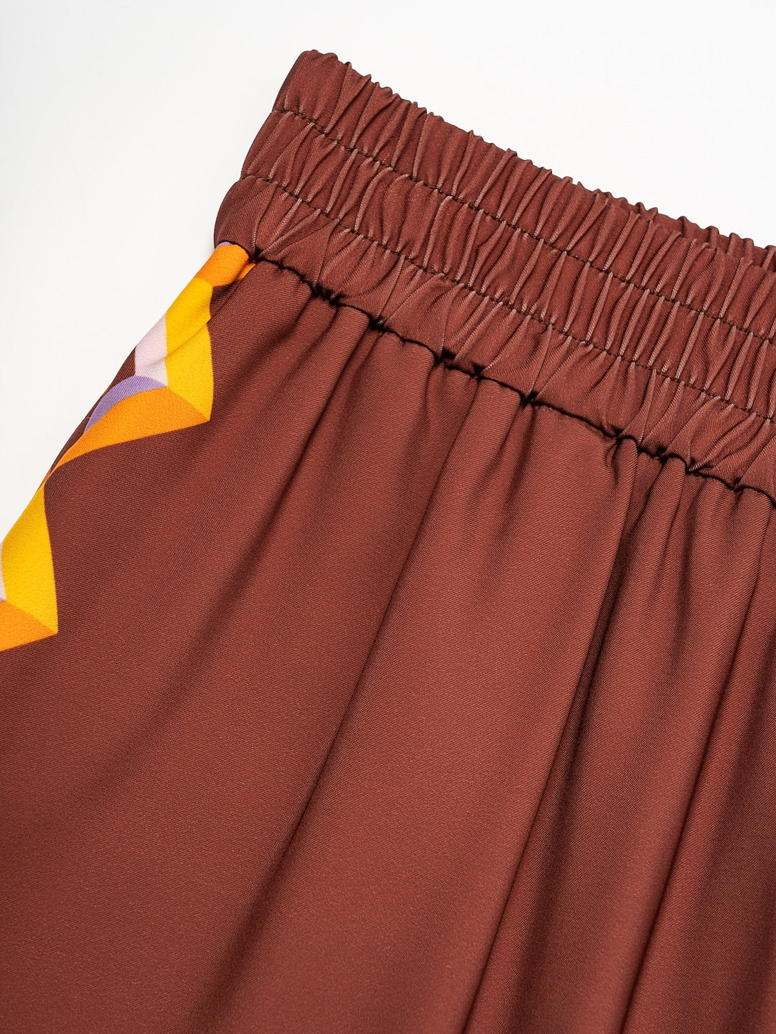 Brown Bohemia Pants Wide Leg Culottes