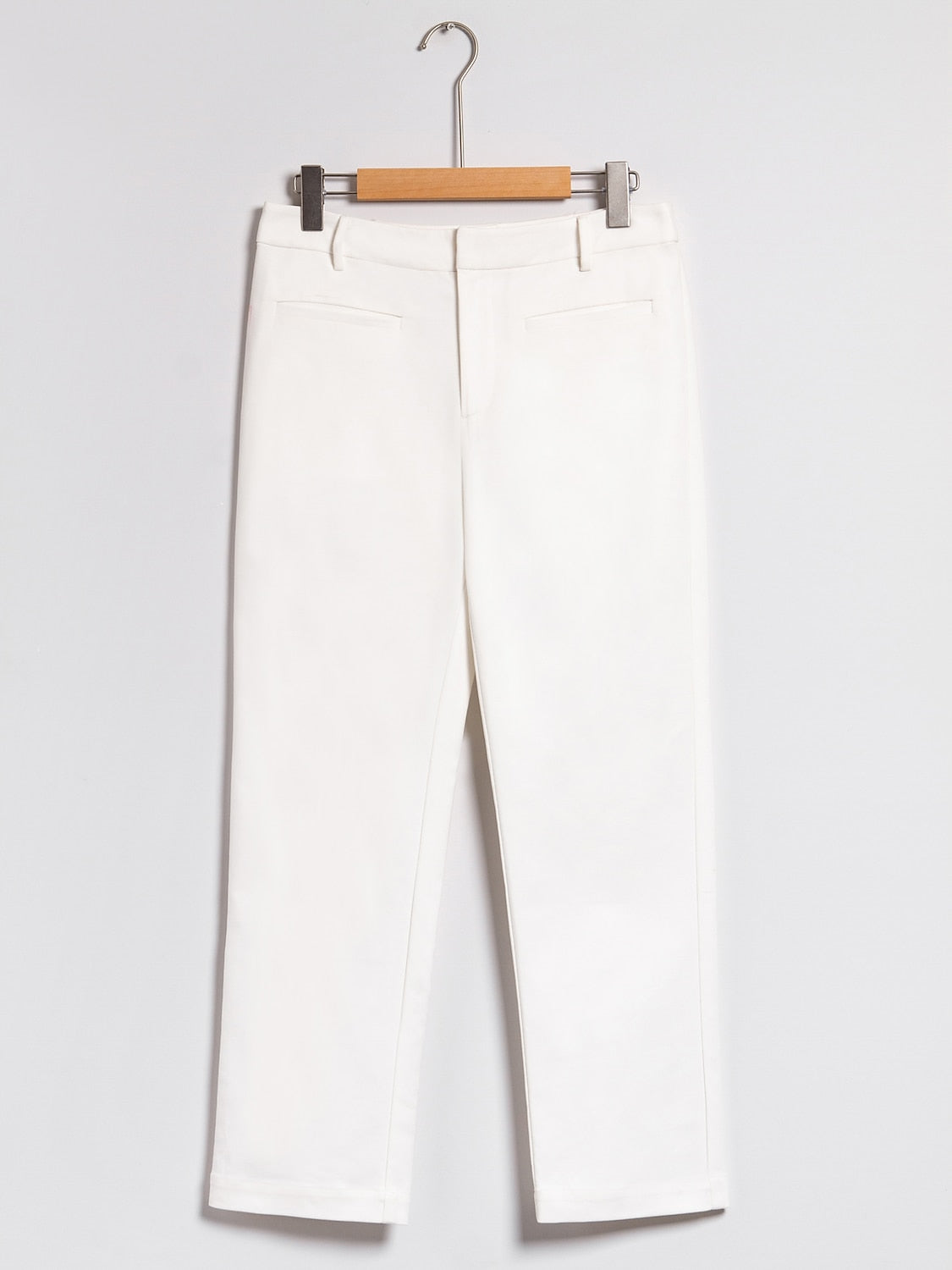 Women's White Pants White Cropped Pants