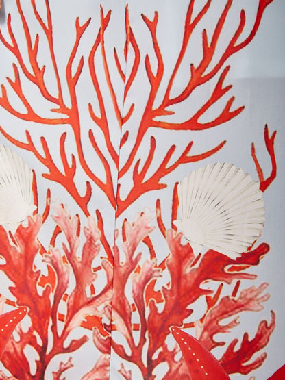 Elegant Ocean Tie Maxi Dress