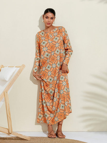 Moroccan Checked Floral Shirt