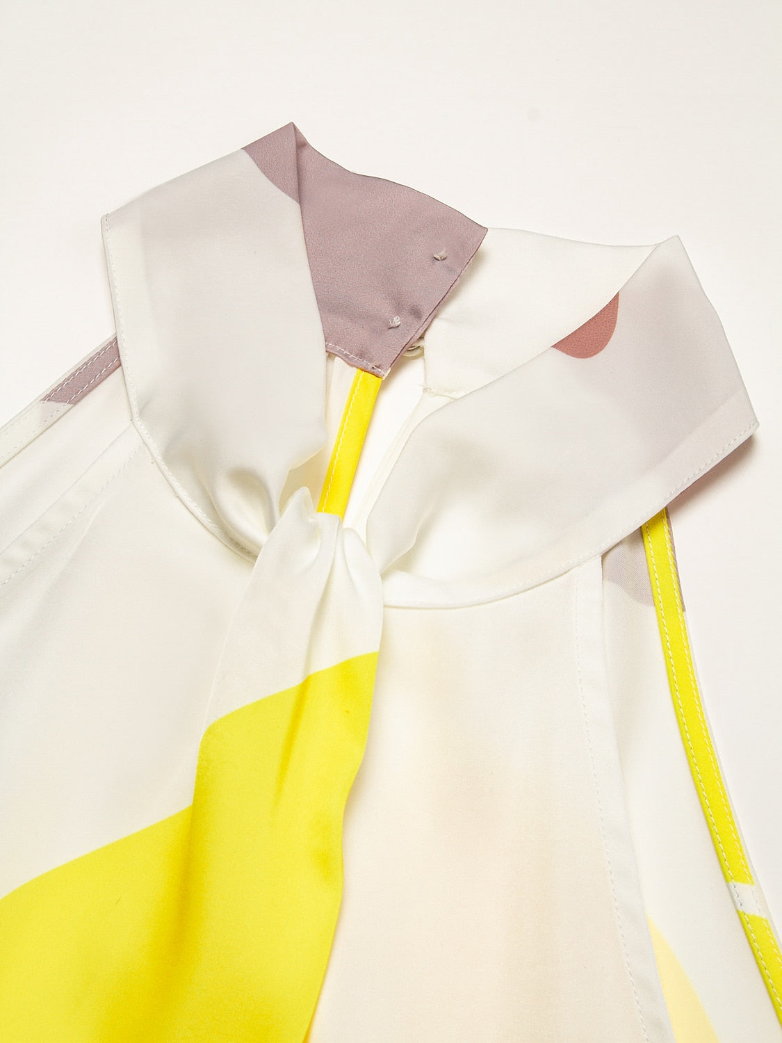 Satin Floral Halter Top