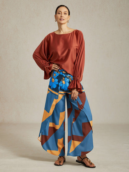 Swing Full Length Satin Micro-elastic Pants