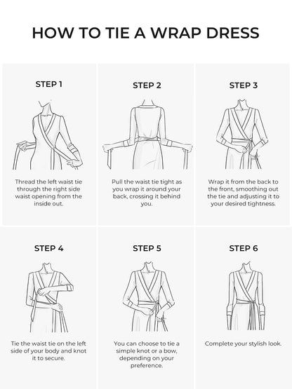 Geometric Print Stretch Satin Wrap Dress