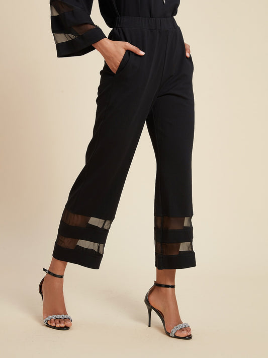 Pants Ankle-Length Chiffon Modal Pockets
