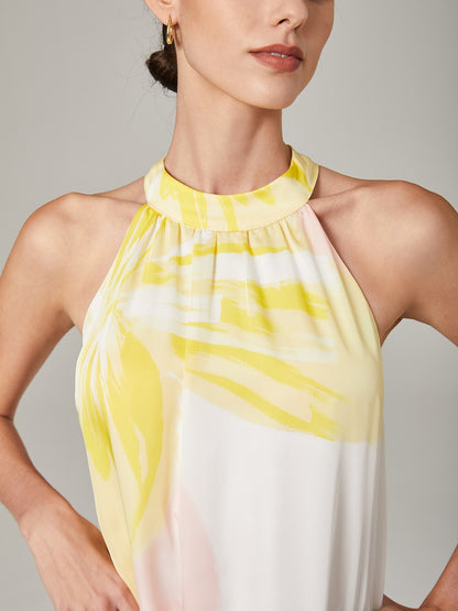 Super loose A-line halter dress