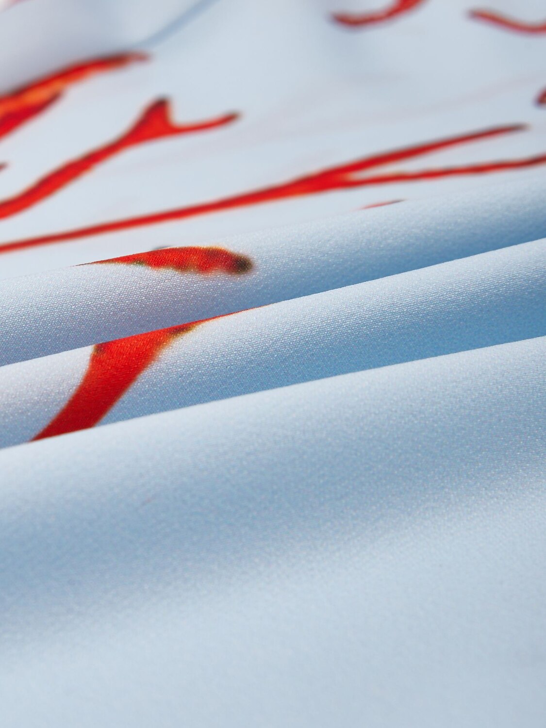 Loose Color-Block Coral Shirt Dress