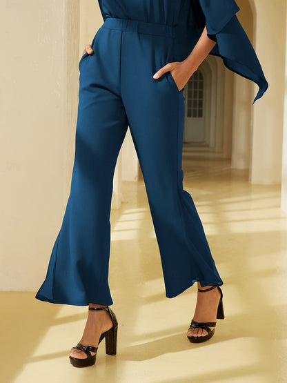 Modal Chiffon Flare Cuff Set