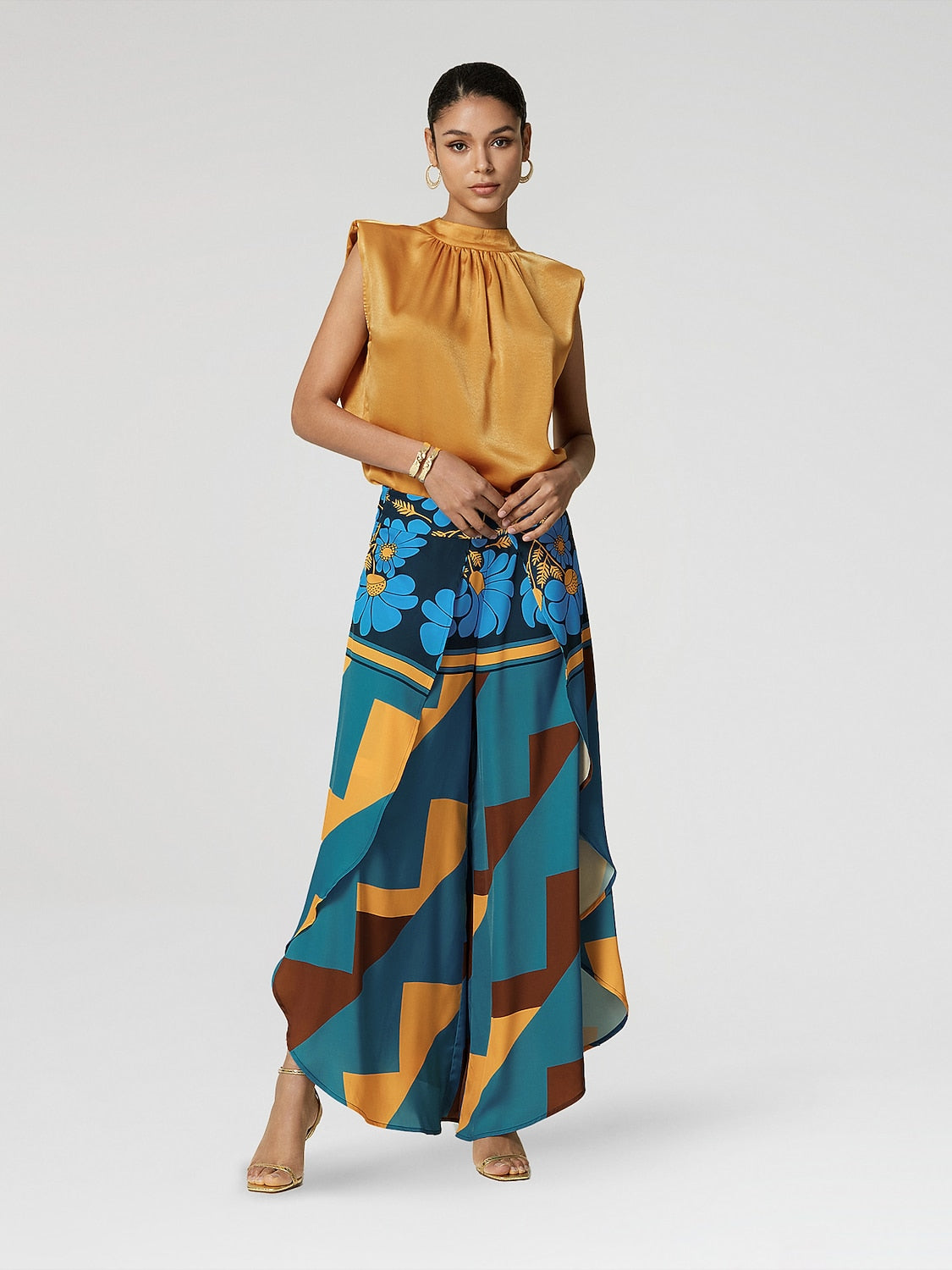 Swing Full Length Satin Micro-elastic Pants