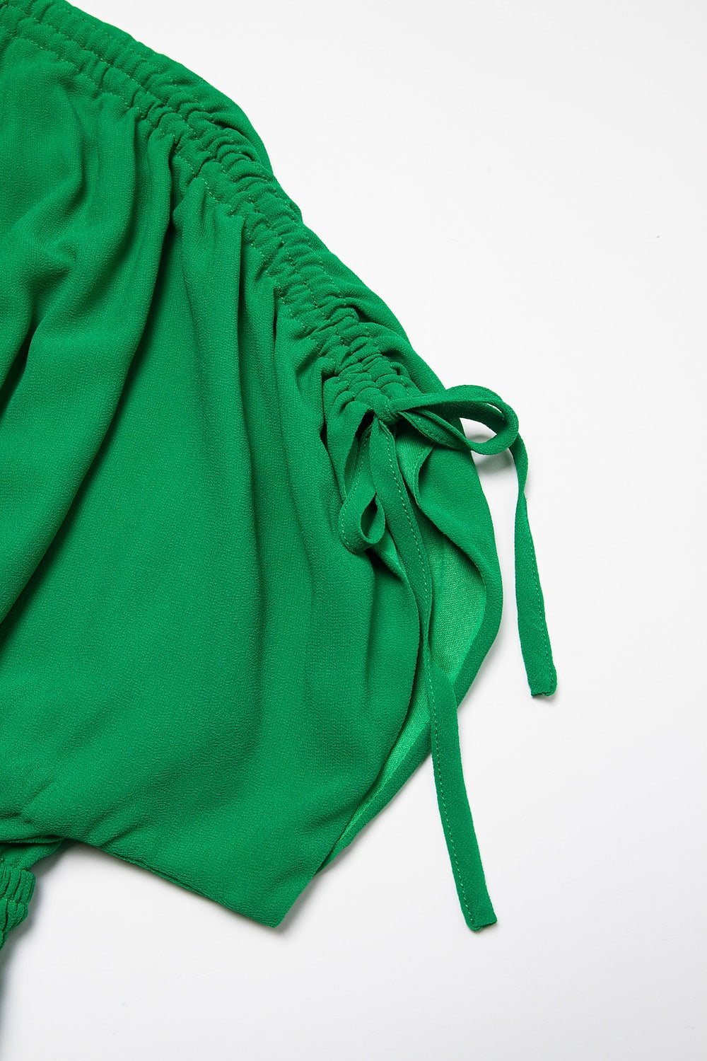 Chiffon Halter Tie Back Smock Maxi Dress