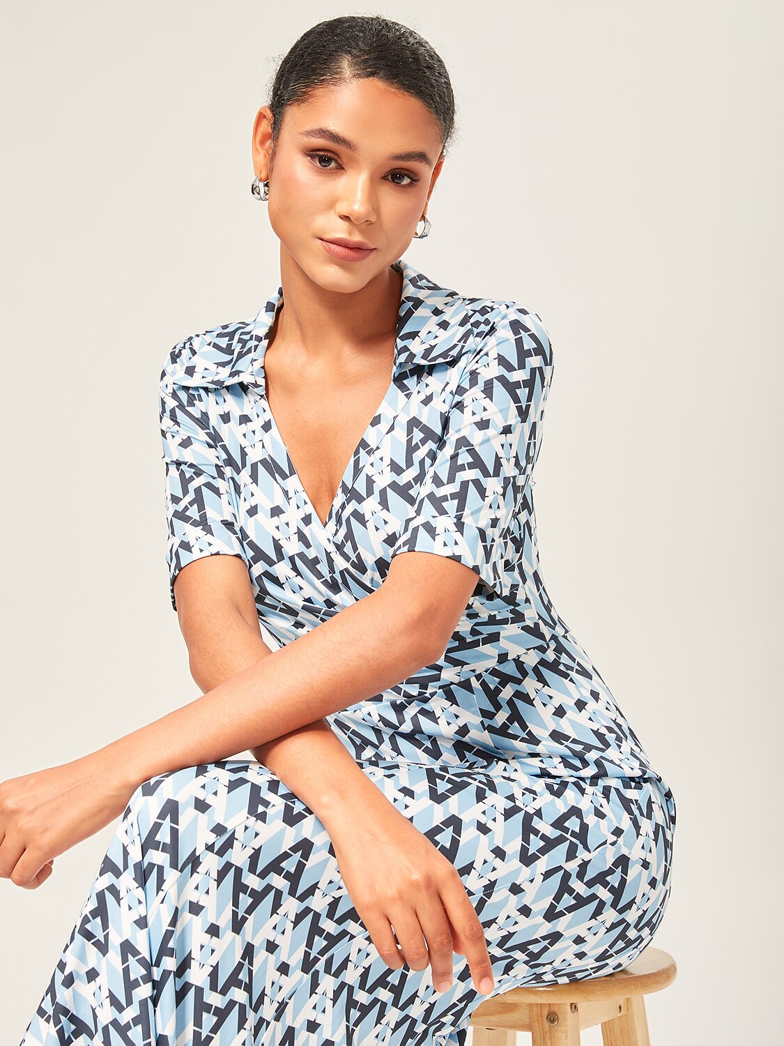 Stretch Waist-Cinching Mermaid Midi Satin Dress