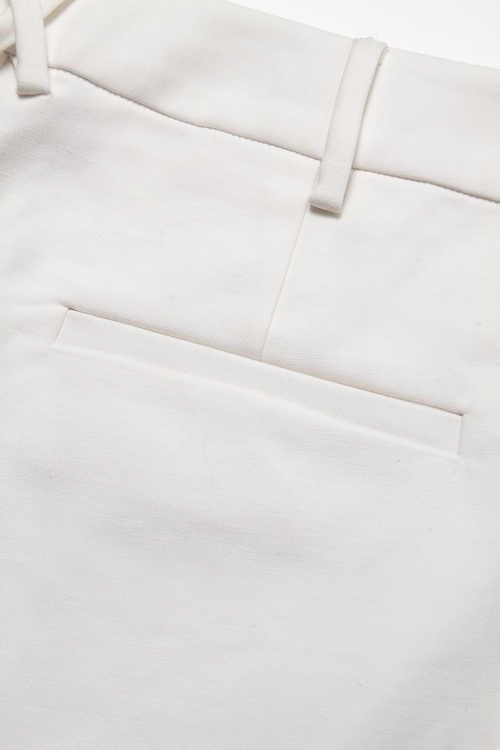 Women's White Pants White Cropped Pants