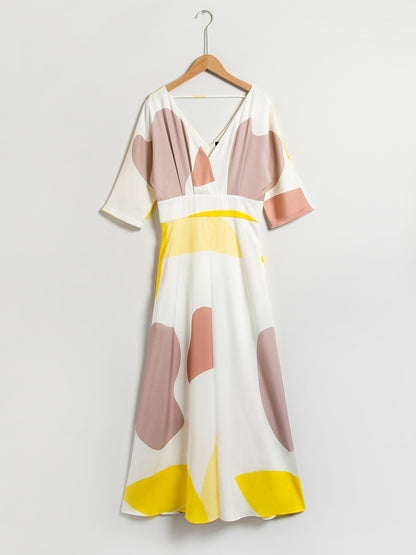 Print Maxi Dress Flower/Floral Pocket Dresses