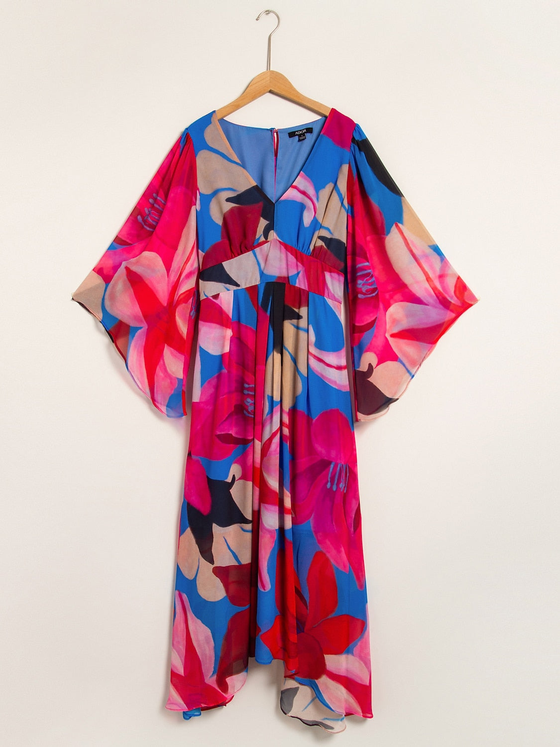 Chiffon Floral Maxi Dress