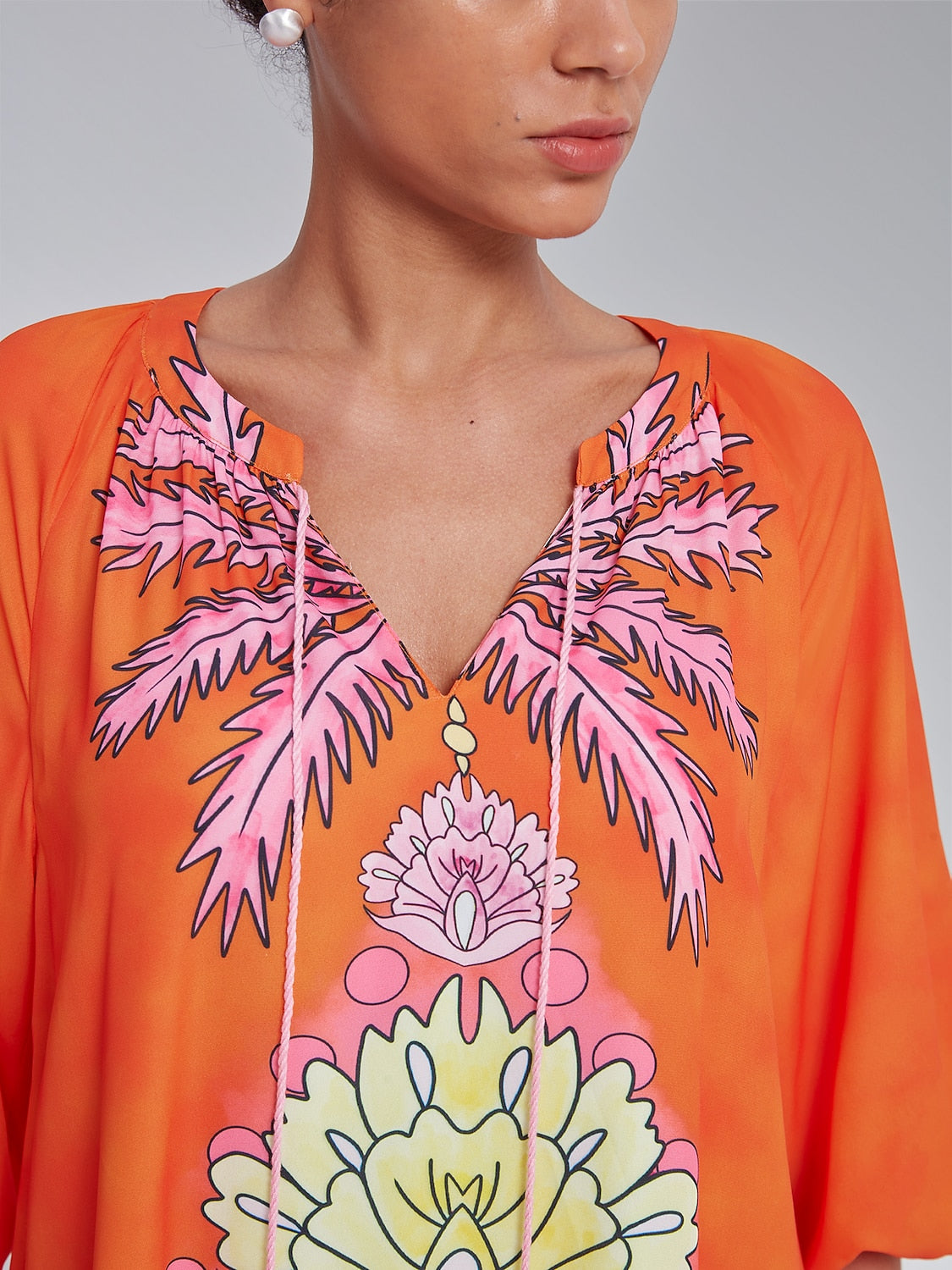 Bohemian Vacation Floral Print Dress