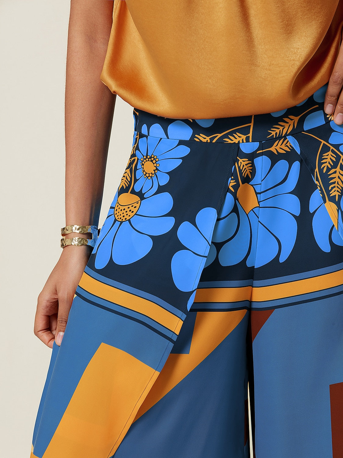 Swing Full Length Satin Micro-elastic Pants