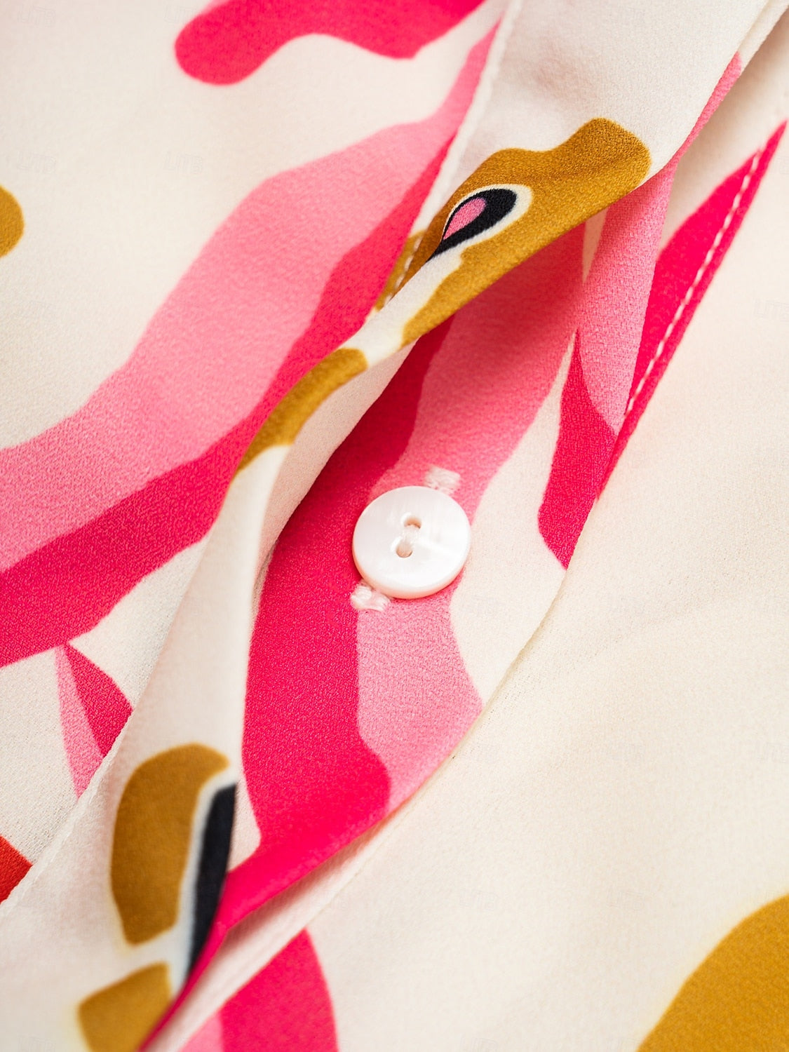 Chiffon Floral Print Casual Daily Shirt