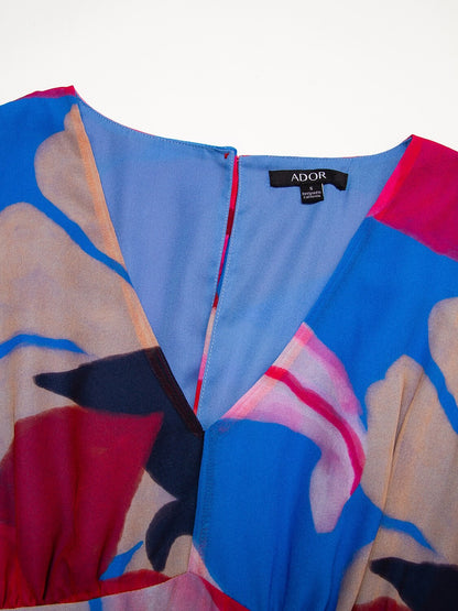 Chiffon Floral Maxi Dress