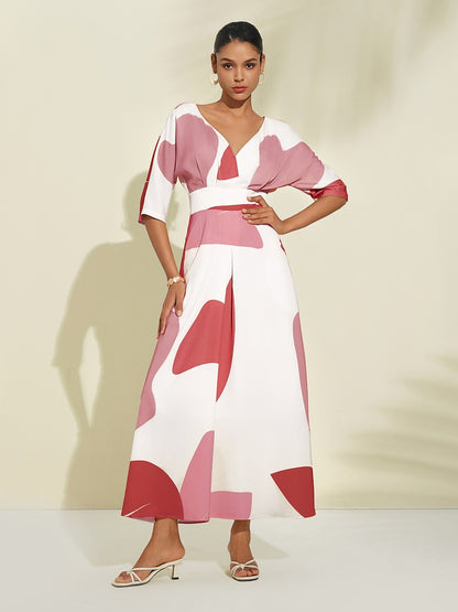 Print Maxi Dress Flower/Floral Pocket Dresses