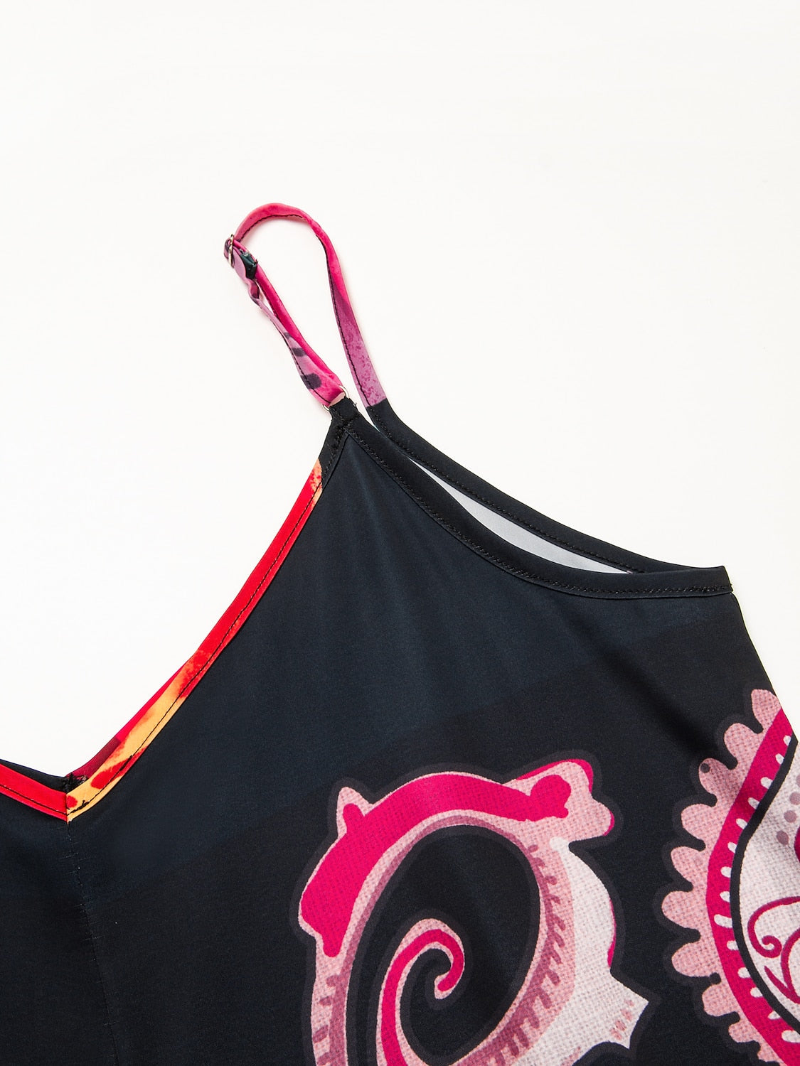 Satin Floral Print Camisole Jumpsuit