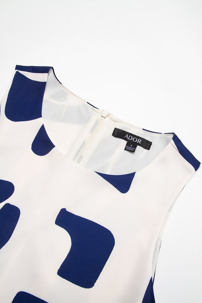 Matte Satin Sleeveless Floral Print Vacation-Style Maxi Dress